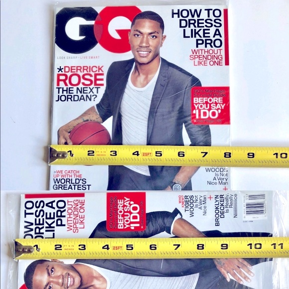 GQ Magazine DERRICK ROSE Issue MAY 2012 NEW - Picture 3 of 7